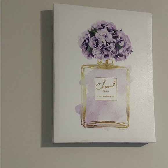 CHANEL Eau Première Floral Canvas Art - Picture 4 of 4